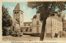 SAINT-BRICE-sous-FORET - L'Eglise Et La Maison De Convalescence - Saint-Brice-sous-Forêt