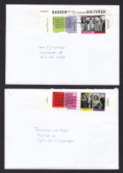 Netherlands: 3x Cover, 2001, Total 6 Stamps, Literature Quotes, Multicultural Photography, Corbijn (minor Discolouring) - Brieven En Documenten