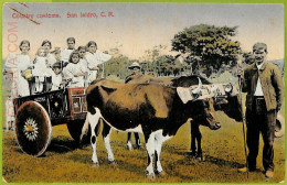 12699 - COSTA RICA - Vintage Postcard  - San Isidro - Country Customs - Costa Rica