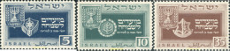 128478 MNH ISRAEL 1949 AÑO NUEVO JUDIO - Neufs (sans Tabs)