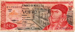 MEXIQUE Billet Banque Banknote 20 PESOS - Mexique
