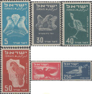 651525 HINGED ISRAEL 1950 INAUGURACION DE LA LINEA AEREA - Neufs (sans Tabs)