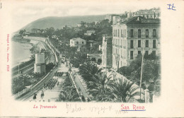 ITALIE - San Remo - La Promenade - Carte Postale Ancienne - San Remo