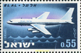 128847 MNH ISRAEL 1962 EXPOSICION DE LA COMPAÑIA AEREA EL-AL - Nuevos (sin Tab)