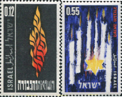 128843 MNH ISRAEL 1962 MARTIRES Y HEROES - Nuevos (sin Tab)