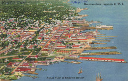 JAMAICA - Kingston - Aerial View Eo Kingston Harbor - Carte Postale Ancienne - Altri & Non Classificati