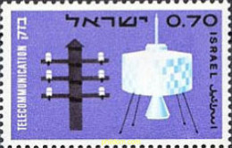 128984 MNH ISRAEL 1965 CENTENARIO DE LA UNION INTERNACIONAL DE TELECOMUNICACIONES - Nuovi (senza Tab)
