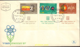 441632 MNH ISRAEL 1964 16 ANIVERSARIO DEL ESTADO. CONTRIBUCION A LA CIENCIA - Neufs (sans Tabs)