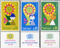 327782 MNH ISRAEL 1967 AÑO INTERNACIONAL DEL TURISMO - Unused Stamps (without Tabs)