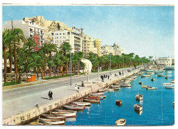 EXPLANADA Y PUERTO / ESPLANADE AND HARBOUR.-  ALICANTE.- ( ESPAÑA ) - Alicante