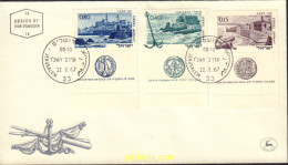 441653 MNH ISRAEL 1967 ANTIGUOS PUERTOS - Nuovi (senza Tab)