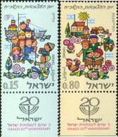 327788 MNH ISRAEL 1968 20 ANIVERSARIO DEL ESTADO - Neufs (sans Tabs)