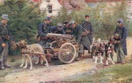 MILITARIA - En Guerre - Mitrailleuses Belges - Colorisé - Carte Postale Ancienne - Andere Oorlogen