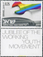 327873 MNH ISRAEL 1974 50 ANIVERSARIO DEL MOVIMIENTO DE LA JUVENTUD OBRERA - Nuevos (sin Tab)