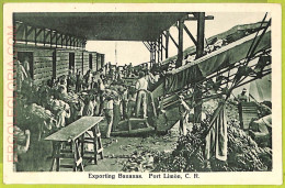 Aa6083 - COSTA RICA - Vintage Postcard  - Port Limon, Exporting Bananas - Costa Rica