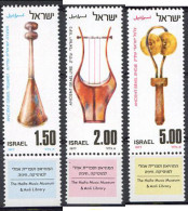 327916 MNH ISRAEL 1977 ANTIGUOS INSTRUMENTOS MUSICALES DE ISRAEL - Nuevos (sin Tab)