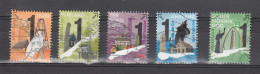 Nederland 2019, Nvph Nr 3721, 3725, 3737, 3740, 3741, Waddeneilanden, Vuurtoren, Lighthouse, Gestempeld - Used Stamps