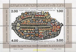 129250 MNH ISRAEL 1978 TABIT 78. EXPOSICION FILATELICA NACIONAL - Unused Stamps (without Tabs)