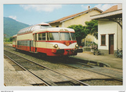 30 CHAMBORIGAUD TRAIN Autorail SNCF Panoramique En Gare Mobylette En Juillet 1983 VOIR DOS - Chamborigaud