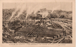 CPA MONT-SAINT-MARTIN  -  Vue Générale Des Aciéries De Longwy - Vers 1940 - Mont Saint Martin