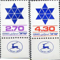 328259 MNH ISRAEL 1979 SELLOS DE REEMPLAZO - Ongebruikt (zonder Tabs)