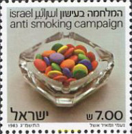 129342 MNH ISRAEL 1983 CAMPAÑA ANTI TABACO - Nuevos (sin Tab)