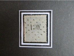 Nr 18A - Leopold II -  Centrale Puntstempel 130 Florennes - Coba + 8 - 1865-1866 Profil Gauche