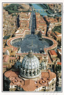 CPM - L - ITALIE - ROMA - ROME - PLACE SAINT PIERRE - PIAZZA SAN PIETRO - VUE AERIENNE - San Pietro