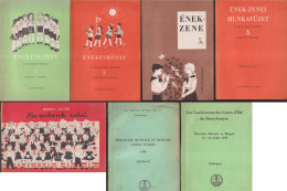 Lot 9 Livres Musique HONGRIE - Kultur