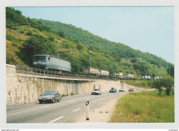 07 Entre LA VOULTE Et LE POUZIN TRAIN De Marchandises Locomotive CC En Juillet 1994 Belle Citroën BX Volvo VOIR DOS - La Voulte-sur-Rhône