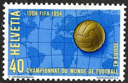 Schweiz Suisse 1954: Coupe FIFA / Fussball-WM Bern Zu 319 Mi 596 Yv 547 ** Postfrisch MNH (Zu CHF 4.00) - 1954 – Schweiz