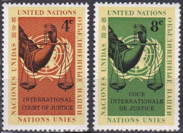 Nations Unies N.Y. 1961 YT 84-85 Neufs - Unused Stamps