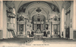 SUISSE - Vitznau - Das Innere Der Kirche - Dos Non Divisé -  Carte Postale Ancienne - Vitznau