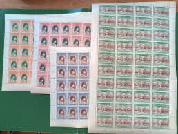 Pakistan-Bahawalpur 1948/1949 Rare & Superb Full Sheet Set MNH** Y&T 22-25, SG35-38 (India Feudatory State - Bahawalpur