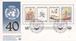 ONU--1986--40° Anniversaire Of WFUNA --Bande De 4 Valeurs...cachet  NEW YORK   14 Nov 1986 - UNO