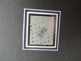 Nr 18A - Leopold II -  Centrale Puntstempel 409 Yvoir - Coba + 10 - 1865-1866 Profile Left