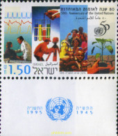 328546 MNH ISRAEL 1995 50 ANIVERSARIO DE LAS NACIONES UNIDAS - Ungebraucht (ohne Tabs)