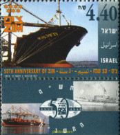 328551 MNH ISRAEL 1995 50 ANIVERSARIO DE LA COMPAÑIA MARITIMA ZIM - Unused Stamps (without Tabs)