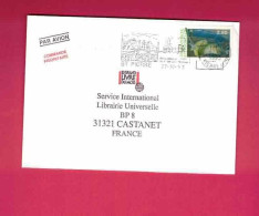 Lettre De 1993 Pour La France - YT N° 582 - Poisson - Raie - Briefe U. Dokumente