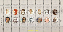 216713 MNH ISRAEL 1996 ESCRITORES HEBREOS CONTEMPORANEOS - Ungebraucht (ohne Tabs)