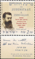 328740 MNH ISRAEL 2004 CENTENARIO DE LA MUERTE DE THEODOR HERZL - Nuovi (senza Tab)