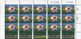 154465 MNH ISRAEL 2004 50 ANIVERSARIO DE LA UEFA - Ungebraucht (ohne Tabs)