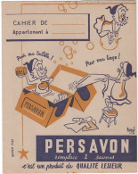 PROTEGE CAHIER   PERSAVON - Protège-cahiers