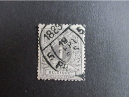 Nr 43 - Liggende Leeuw - Centrale Dagbladstempel Bruxelles 5 - 1889 - 1869-1888 Liggende Leeuw