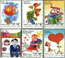 184778 MNH ISRAEL 2004 SELLOS DE MENSAJES - Nuevos (sin Tab)