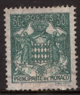 Monaco 1941 Single Stamp Coat Of Arms In Fine Used - Oblitérés