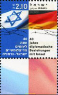 328817 MNH ISRAEL 2005 40 ANIVERSARIO DE LAS RELACIONES DIPLOMATICAS CON ALEMANIA FEDERAL - Nuovi (senza Tab)