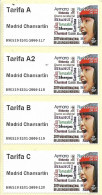 SPAIN. ATM. INTERNATIONAL YEAR OF INDIGENOUS LANGUAGES - Machine Labels [ATM]