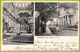 Aa6135 - COSTA RICA - Vintage Postcard - San Jose - Cathedral - 1908 - Costa Rica