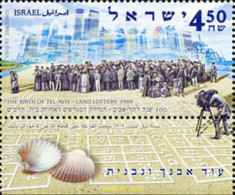 328922 MNH ISRAEL 2008 CENTENARIO DE TEL-AVIV. LOTERIA - Nuovi (senza Tab)